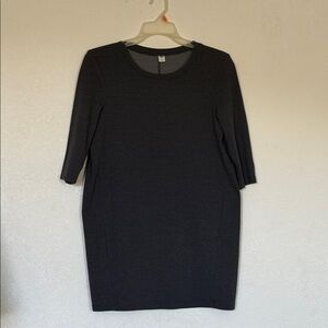 Old Navy Black Midi Sheath Dress